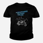 Motrorrradfahrer Wallfaht Kinder T-Shirt