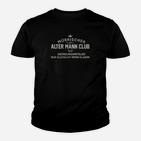 Mürrischer Alter Mann Club Kinder T-Shirt