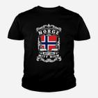 Norge Norwegen Norwegen Mitt An Land Kinder T-Shirt