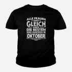 Oktober Geburtstags Kinder Tshirt für Frauen, Beste sind im Oktober Geboren