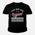 Original Erzgebirger Kinder Tshirt Schwarz, Liebevoll Gemacht Design