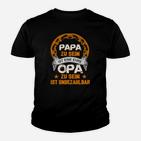 Papa & Opa Ehre Kinder Tshirt, Unbezahlbare Opa-Würdigung, Vatertag