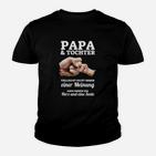 Papa & Tochter Herz und Seele Kinder Tshirt, Bekenntnis für Väter