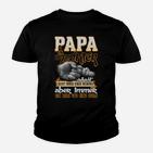 Papa und Tochter Herz an Herz Verbundenheits-Kinder Tshirt, Einzigartiges Familien-Design