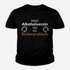 Perde Alkoholhollein Reiterprobube Kinder T-Shirt