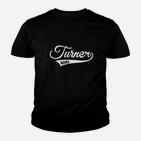 Personalisiertes Turner Mama Kinder Tshirt in Schwarz, Ideales Muttertreffen Outfit