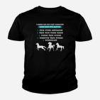 Pferdeliebhaber Kinder Tshirt 5 Dinge für Reiterfreude