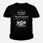 Physiotherapeutin Fussball Kinder T-Shirt