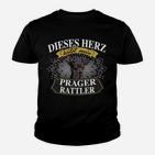 Prager Rattler Hütet Mein Herz Kinder T-Shirt