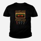 Retro Kassette 1977 Geburtstags-Kinder Tshirt, Vintage Februar Design