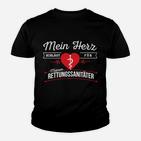 Rettungssanitäter Herz Sanitäter Notarzt Kinder T-Shirt