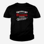 Russein Russland Russisch Russländerin Kinder T-Shirt