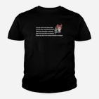 Schwarzes Herren-Kinder Tshirt mit Bulldoggen-Spruch, Motiv für Hundefreunde