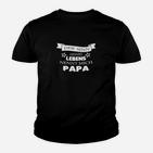 Schwarzes Kinder Tshirt Sinn meines Lebens nennt mich Papa, Vatertags Tee