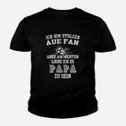 Stolzer Aue Fan & Papa Schwarzes Kinder Tshirt, Fanbekleidung