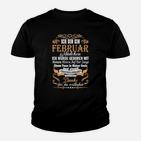 Stolzer Februar-Waldgeist Geburtstags-Kinder Tshirt, Motivationsdesign