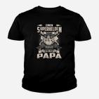 Superhelden Papa Kinder Tshirt Schwarz, Herren mit Spruch