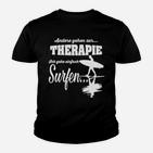 Surfer-Therapie Herren Kinder Tshirt – Kreatives Design für Wellenreiter