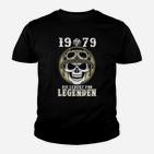 Totenkopf & Geburtsjahr 1979 Kinder Tshirt, Legenden Geburt Motiv