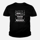 Trotei-Mann-Poolse Vrouw Kinder T-Shirt