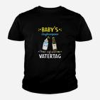 Vatertag Kinder Tshirt Baby's Subwoofer - Prost mit Baby- & Bierflaschen Motiv