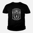 Vintage 1958 Herren Kinder Tshirt, Retro Jahrgang 1958 Perfektions-Design