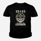 Vintage 1965 Geburt von Legenden Kinder Tshirt, Schädel & Motorradhelm Design