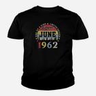 Vintage Juni 1962 Lustiges Kinder Tshirt zum 59. Geburtstag