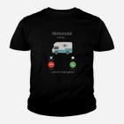 Wohnmobil Ruft An Männer Kinder Tshirt, Lustiges Camping Outfit