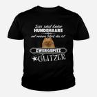 Zwergspitz Glitzer Kinder Tshirt, Humorvolle Mode für Hundefreunde