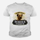 Border Terrier Liebhaber Kinder Tshirt: Dieser Kerl liebt seinen Hund