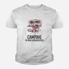 Camping Liebhaber Kinder Tshirt, Wohnwagen Motiv & Spruch