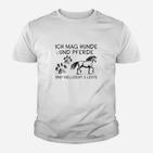 Ich Mag Hunde Und Pferde Kinder T-Shirt