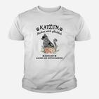 Katzen Machen Mich Glücklich Kinder T-Shirt