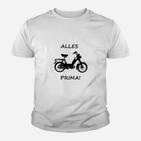 Motorrad Herren Kinder Tshirt Alles Prima, Biker- & Motivshirt