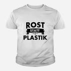 Rost Statt Plastik Unisex Kinder Tshirt, Umweltfreundliche Mode