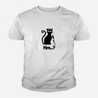 Schwarze Katze Halloween Outift Kinder T-Shirt