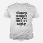 September Mädchen Kinder Tshirt: Sonnenschein & Hurrikan Design