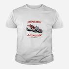 Stephanie Lady Rider Motorrad Kinder Tshirt, Bikerin Motiv für Damen