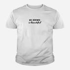 Unisex Kinder Tshirt My Brown is Beautiful in Weiß, Elegantes Mode-Kinder Tshirt