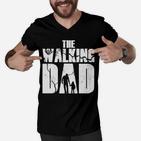 The Walking Dad  für Herren, Schwarz mit Silhouette Design