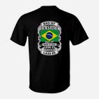 Brasilien Motiv Schwarzes T-Shirt: Liebe es oder Lass es Deutscher Spruch