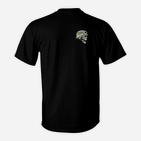 Herren Basic Schwarz T-Shirt mit Grafikdetail, Stilvolles Design