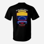 Ich Bin Nicht Perfekt Aber Venezolaner T-Shirt, Stolz Nationalität Shirt