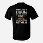 Motorrad Helden Rugby T-Shirt für Herren, Lustiges Spruch Shirt