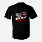 Motorsport-Fan T-Shirt, Stockcar & Formel 1 Spruch, Schwarz