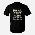 Papa Held & Liebe Spruch T-Shirt, Vatertagsgeschenk für Töchter und Söhne