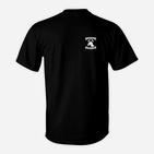 Schwarzes T-Shirt für Herren mit coolem Logo-Druck, Stilvolles Design