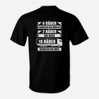 Trucker Lkw Fernfahrer Lkw Fahrer Welt T-Shirt