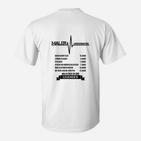 Herren T-Shirt Maler Karriereleiter, Humorvolles Berufsdesign